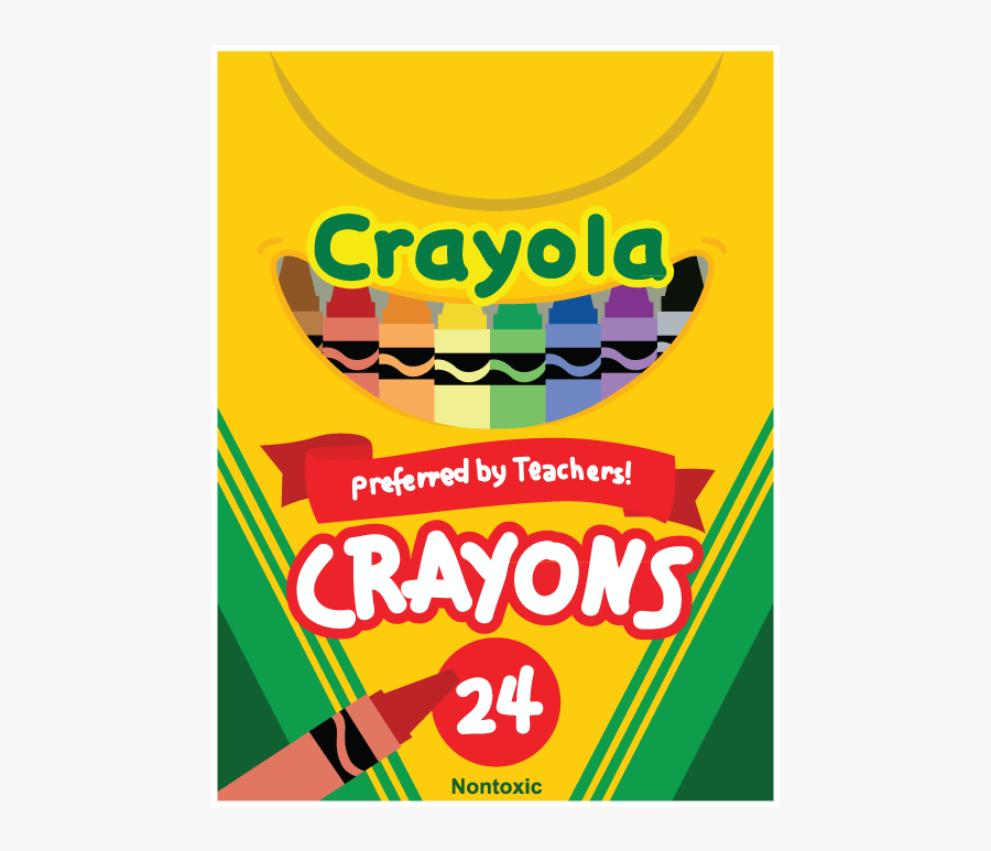 Clip Art Crayon Box Clip Art - Crayola Crayon Box Png, Transparent Clipart