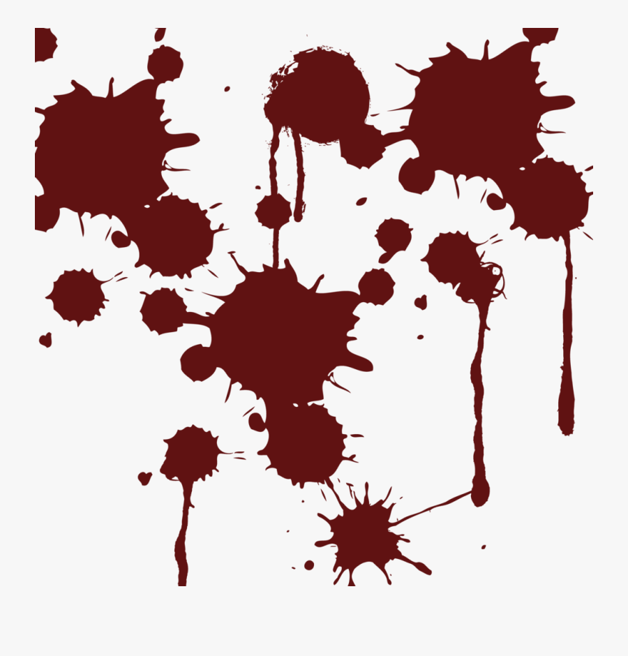 Blood Clip Art - Ink Blot Clipart, Transparent Clipart