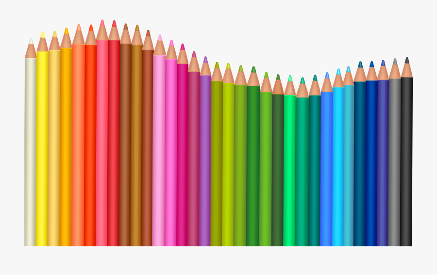 Transparent Crayon Clipart - Lapices De Colores Png, Transparent Clipart
