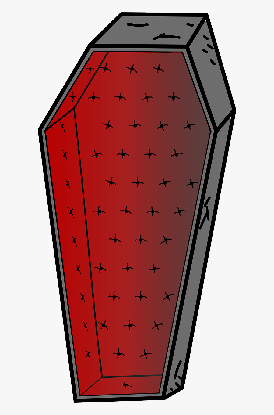 Halloween Transparent Vampire Coffin - Coffin Clipart Transparent, Transparent Clipart
