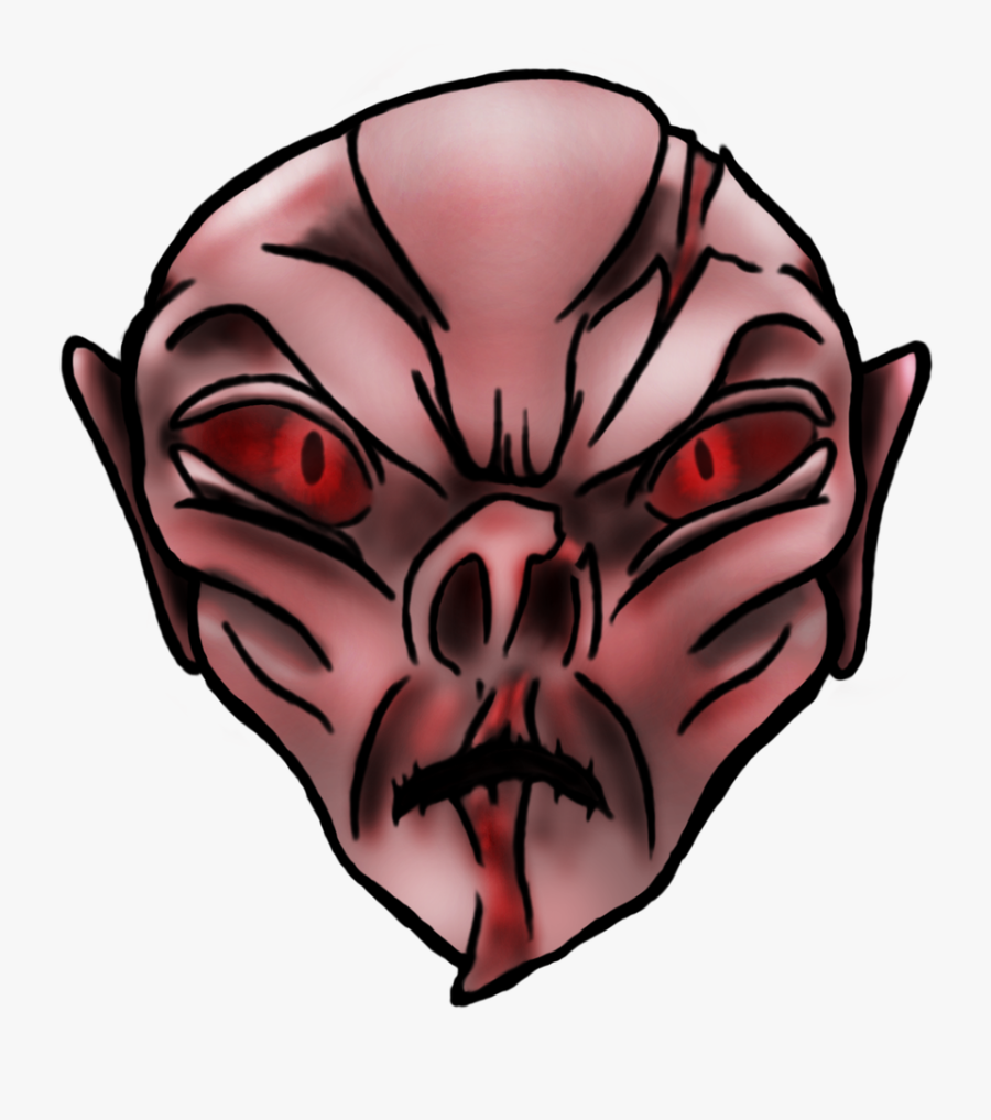 Face Of Mandrak The Mad Vampire - Illustration, Transparent Clipart