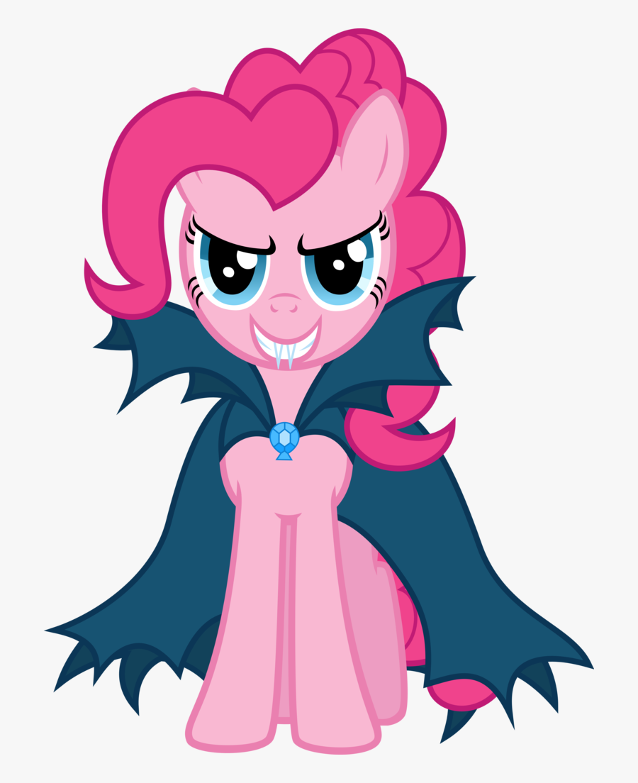 Vampire Clipart Clear Background - My Little Pony Pinkie Pie Vampire, Transparent Clipart