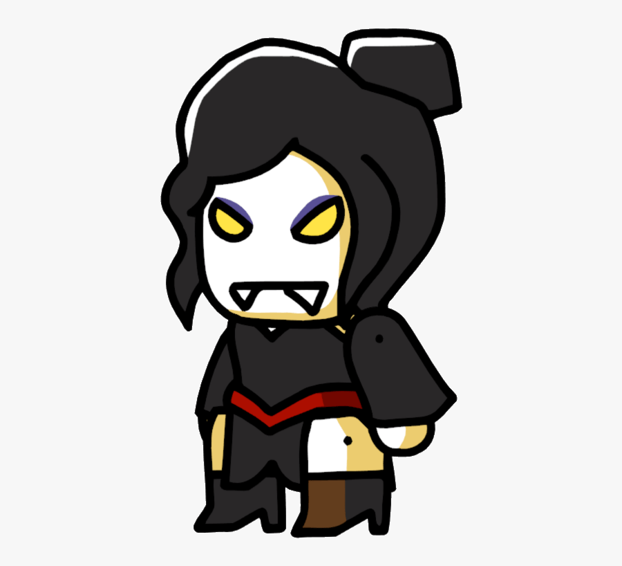 Transparent Girl Vampire Clipart - Scribblenauts Vampire, Transparent Clipart