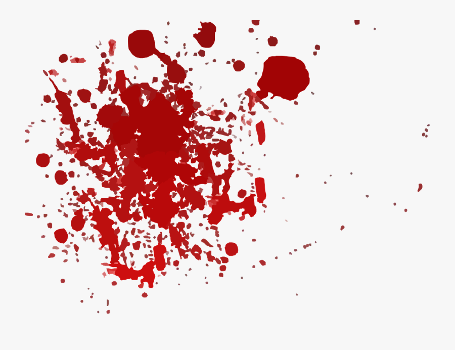 Blood Spatter, Transparent Clipart