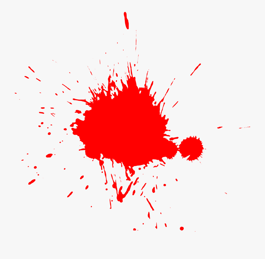 Cartoon Blood Splatter Png - Portable Network Graphics, Transparent Clipart