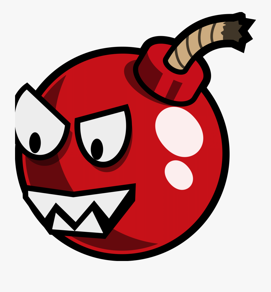 Cartoon Cherry - Bomb Clip Art Png, Transparent Clipart