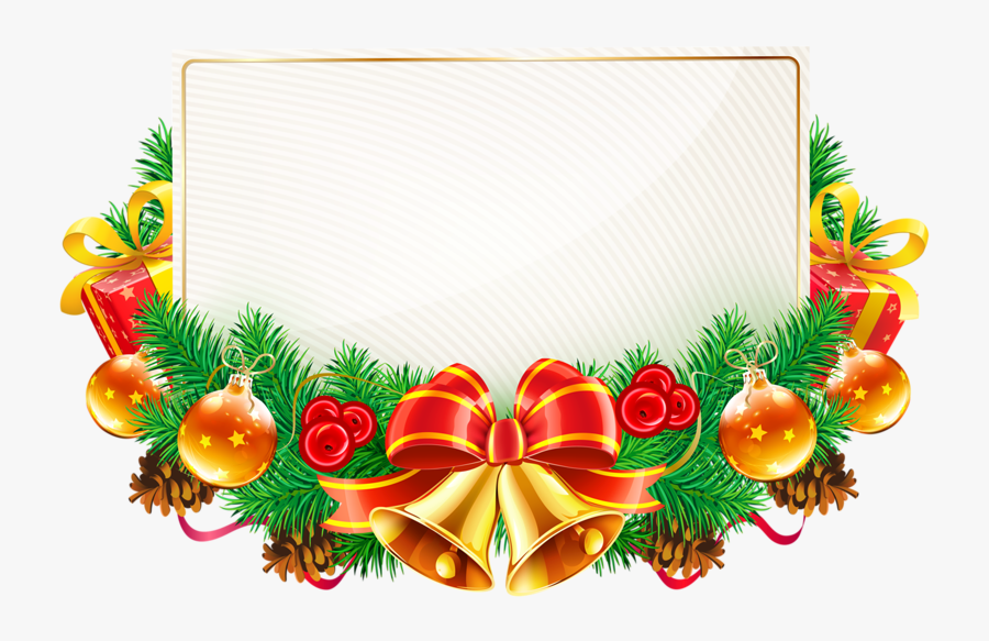 Christmas Png Background Clipartchristmas Paperchristmas - Transparent Background Christmas Frames, Transparent Clipart