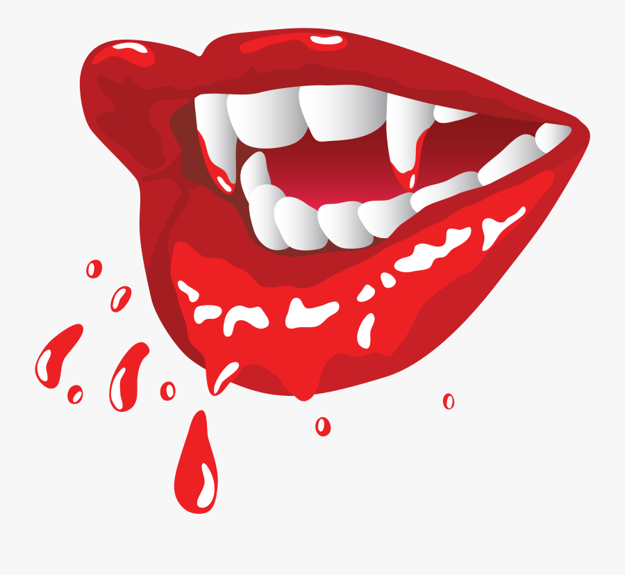Vampire Teeth Png Download - Lips , Free Transparent Clipart - ClipartKey