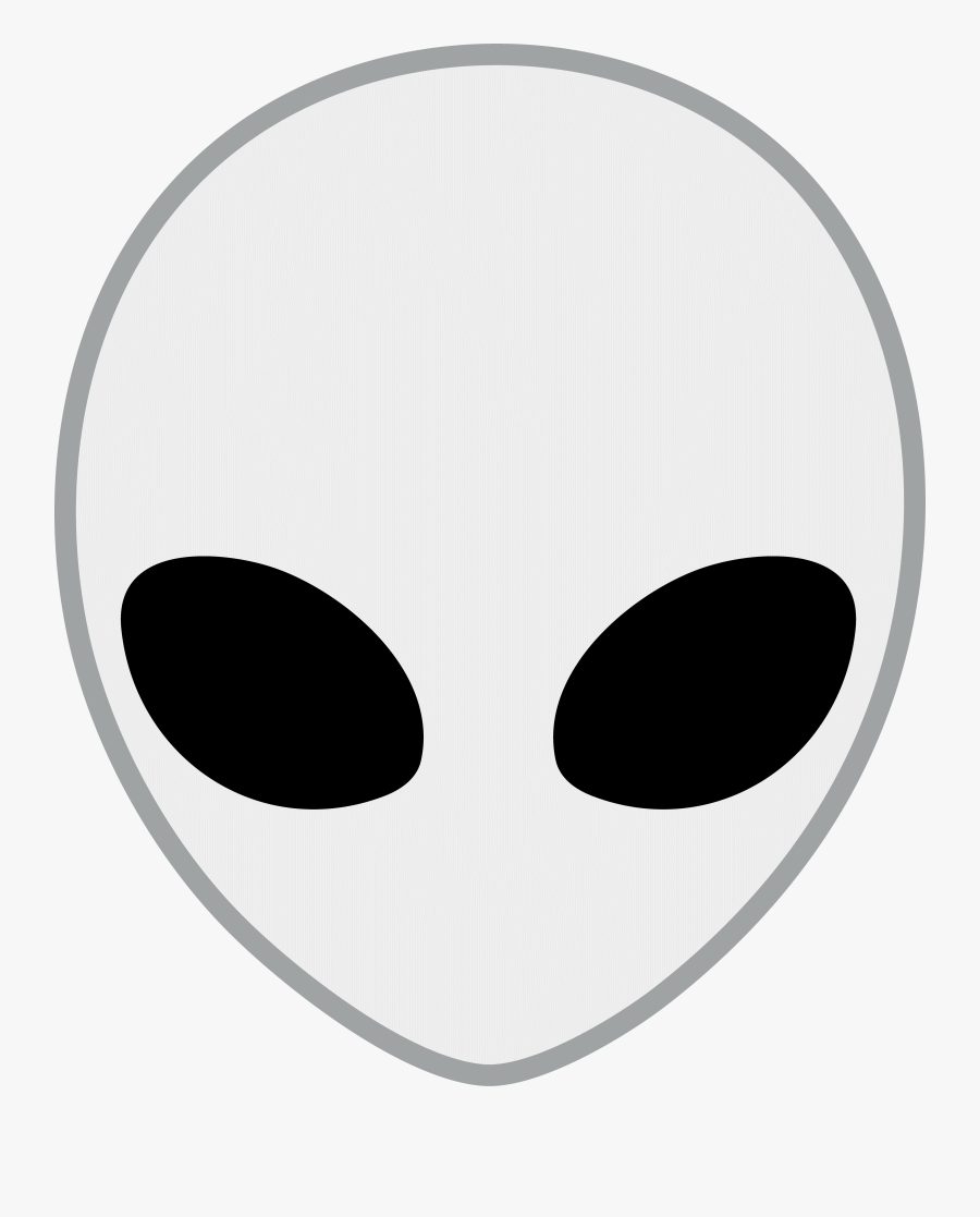Alien Clipart - Alien Head Transparent Background, Transparent Clipart