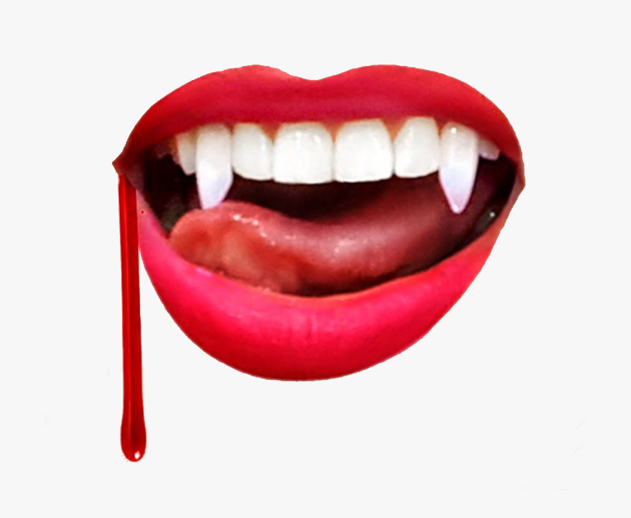 Vampire Teeth Png - Vampire Mouth Png, Transparent Clipart