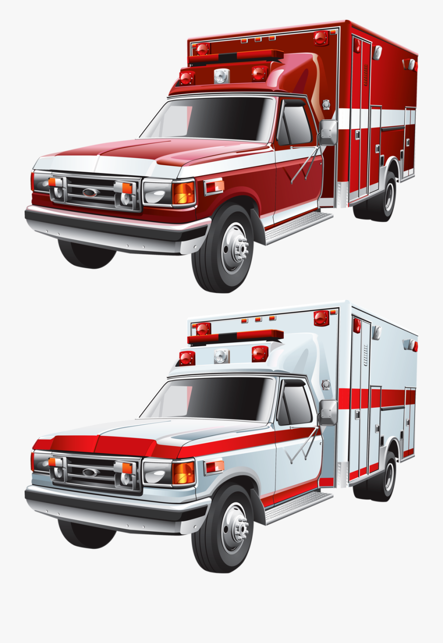 Firefighter Clipart Emergency Service - Municipal Ambulance, Transparent Clipart