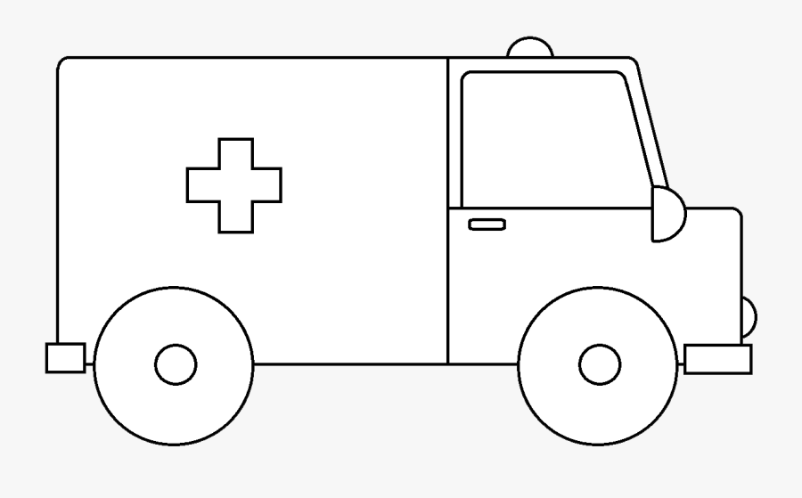 Ambulance Clipart Images - Ambulance Png Black And White, Transparent Clipart