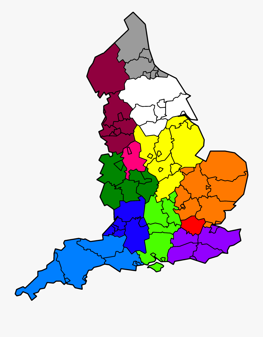 England Map Png - Suicide Rate Map Uk, Transparent Clipart