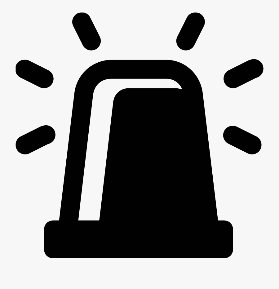 Library Ambulance Clipart Siren Siren Icon Png - Free Siren Icon, Transparent Clipart