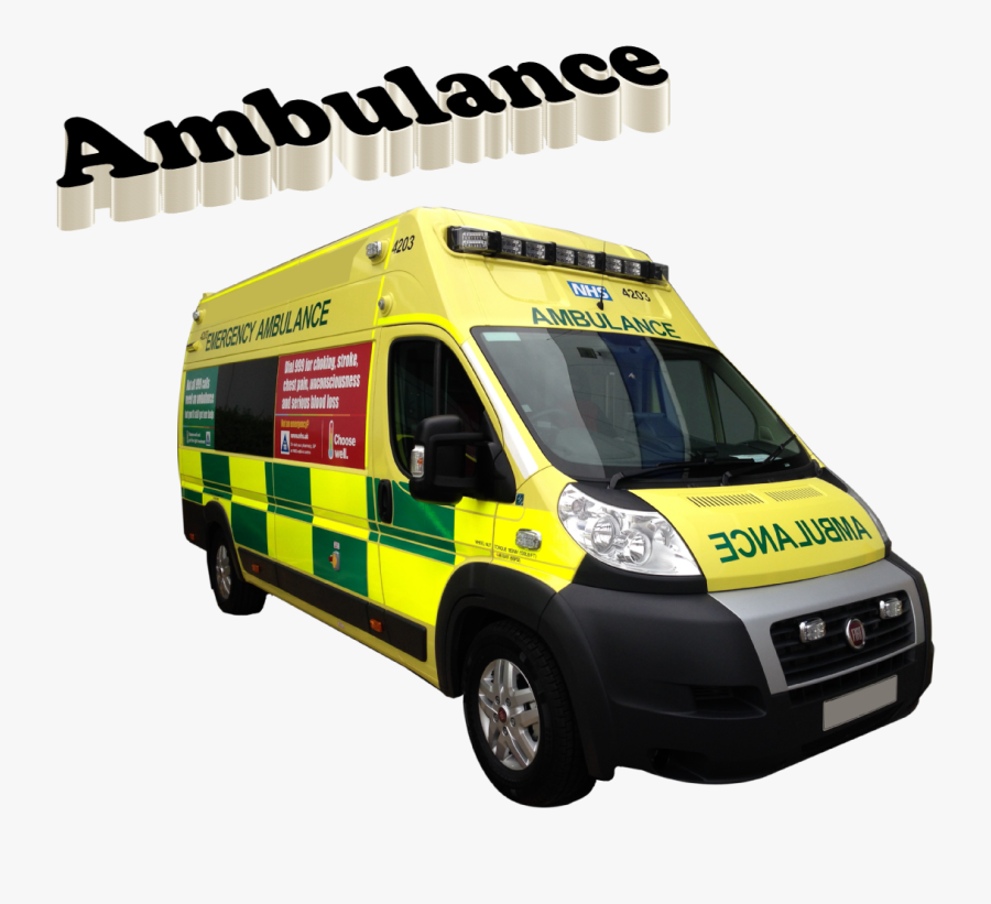 Banner Black And White Name Png Ready Made - Ambulance Transparent, Transparent Clipart