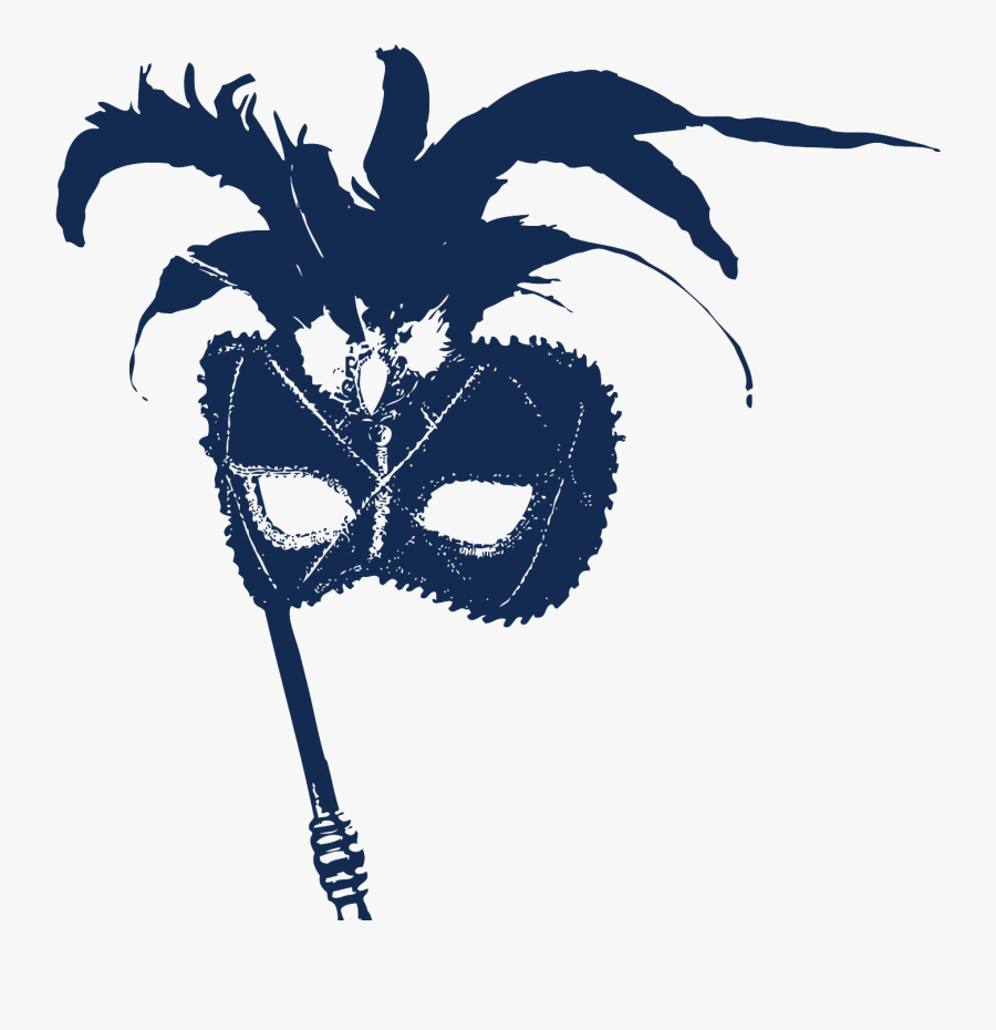 Masks Transparent Png Images - Blue Masquerade Mask Transparent Background, Transparent Clipart