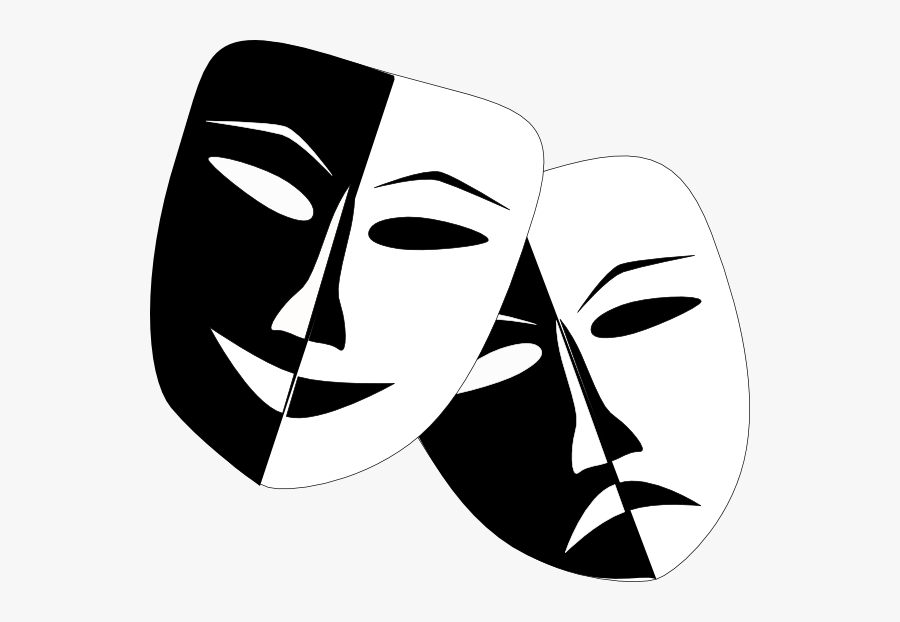 Masquerade Mask Clipart - Drama Club Meeting, Transparent Clipart