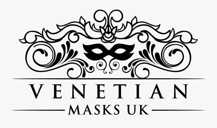 Jpg Library Download Masquerade Mask Clipart Black - Png Black And White Venetian Mask, Transparent Clipart