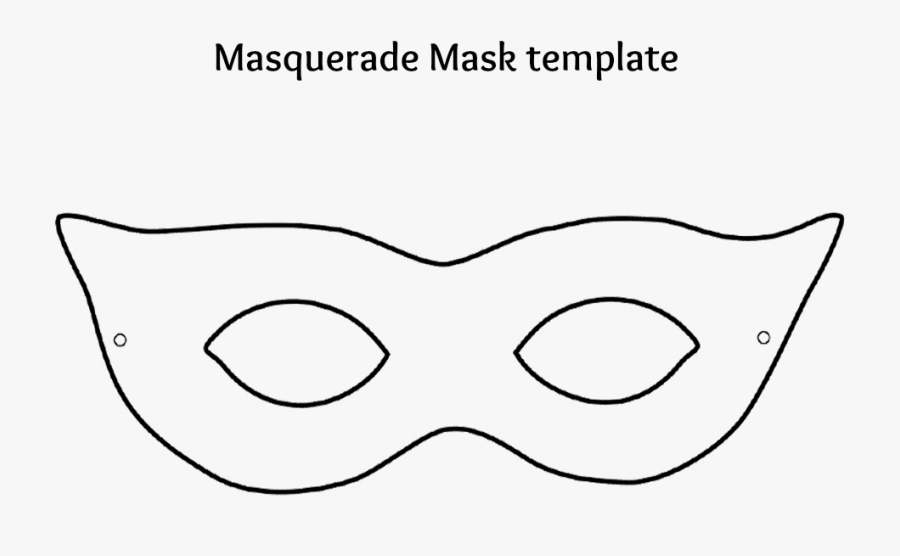 Masks Clipart Black And White - Eye Drawing For Mask, Transparent Clipart