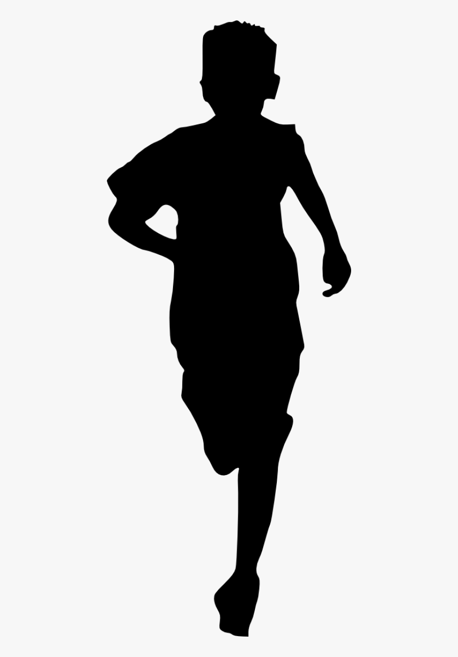 Man Running Silhouette Png, Transparent Clipart