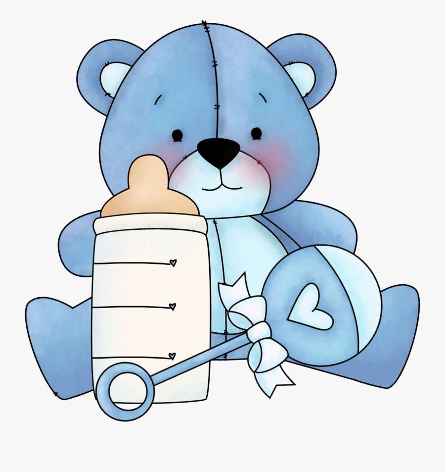 Teddy Bear Clipart Blue - Clip Art Blue Teddy Bear, Transparent Clipart