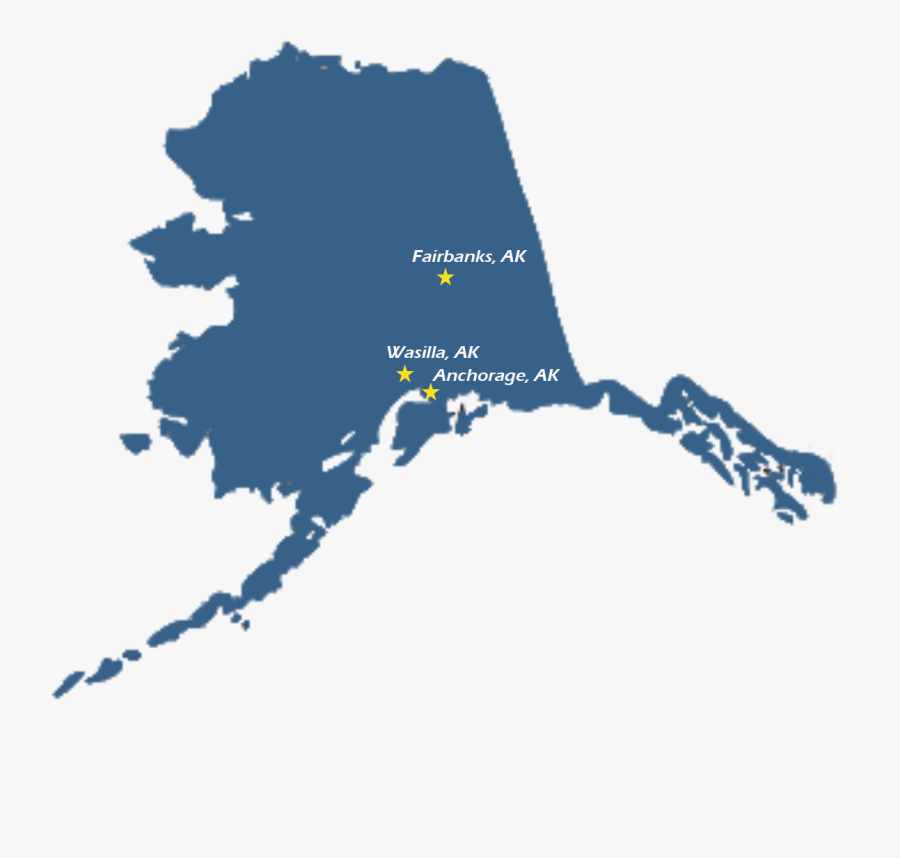 Fairbanks Alaska Map, Transparent Clipart