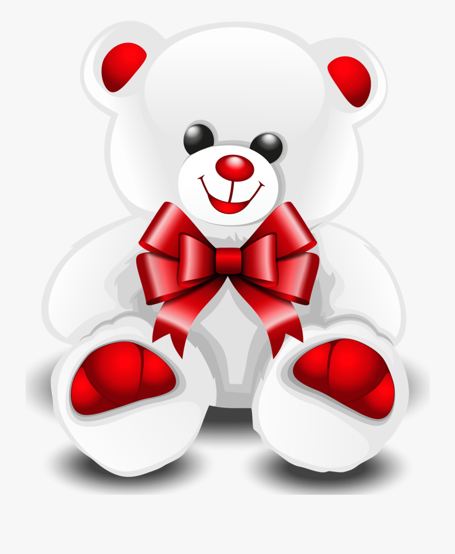 White Teddy Bear Png Clipart Picture - Love Romantic Birthday Wishes For Boyfriend, Transparent Clipart