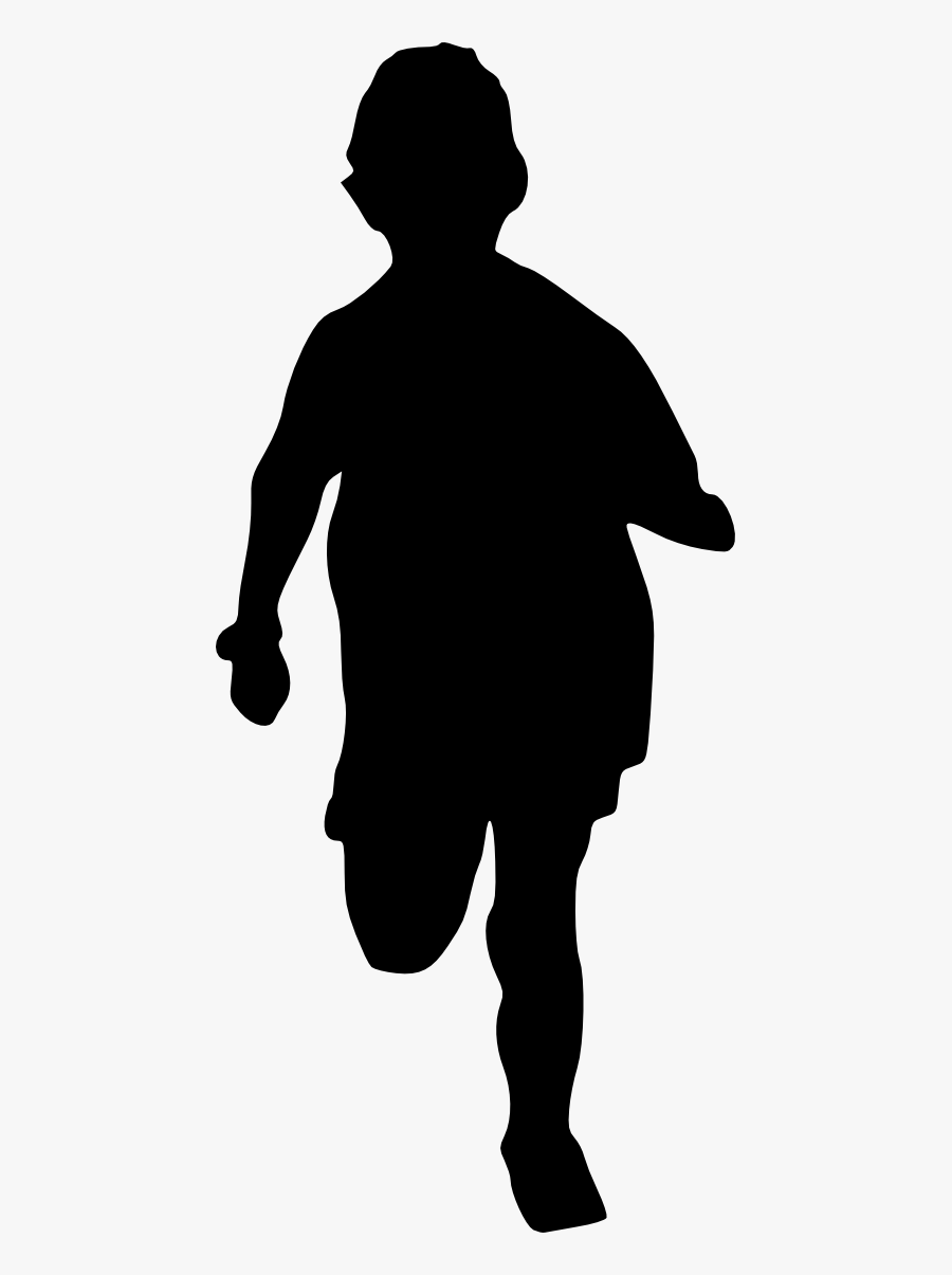 Transparent Children Running Clipart - Free Silhouette Child , Free