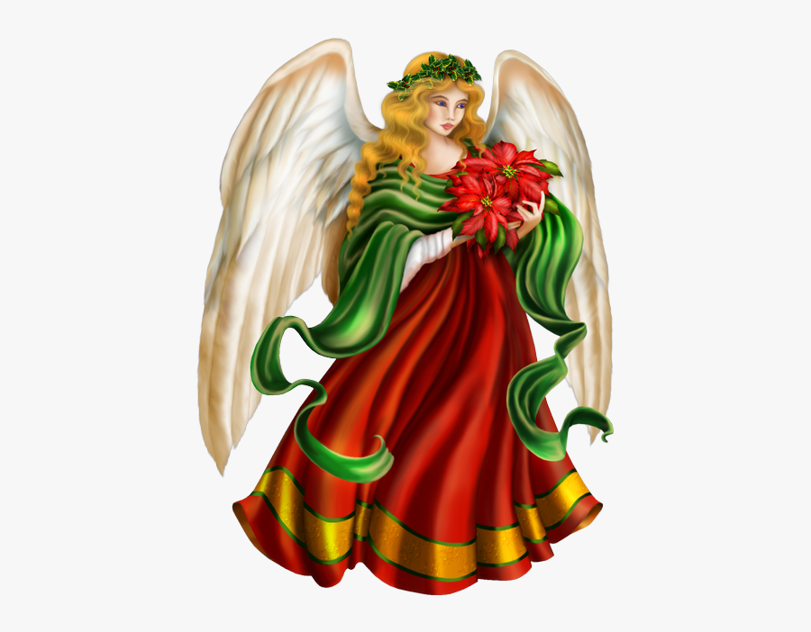 Angel Christmas Invite, Transparent Clipart