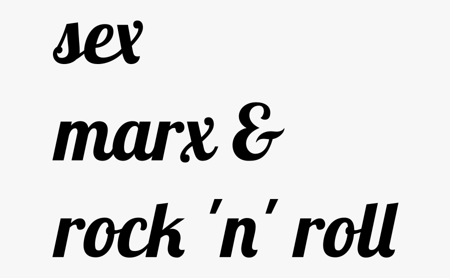 Transparent Rock N Roll Png - Calligraphy, Transparent Clipart