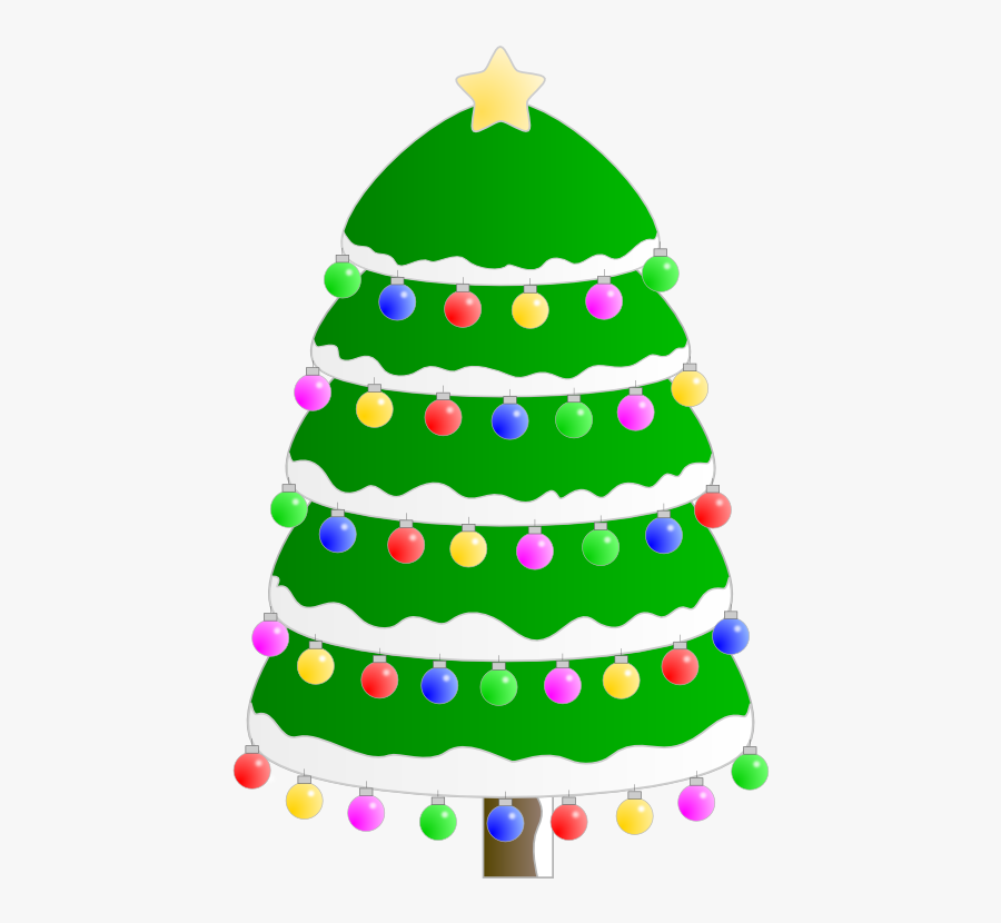 Png Clipart Background Christmas Tree Colors Transparent, Transparent Clipart