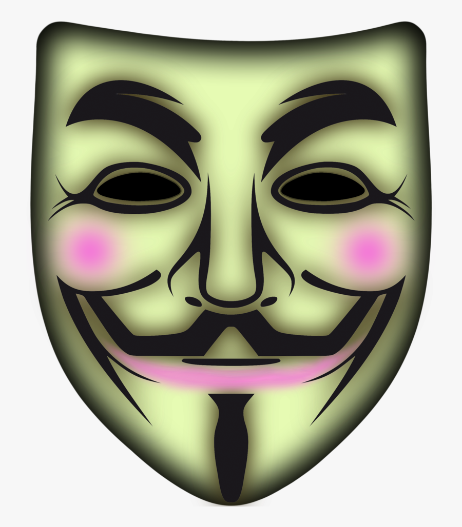 Transparent Anonymous Mask, Transparent Clipart