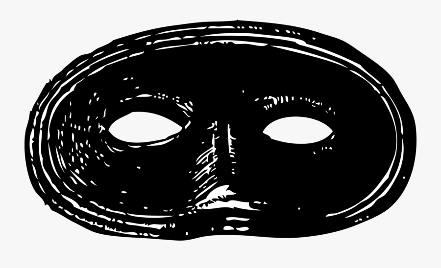 Head,skull,monochrome Photography - Mask Clip Art, Transparent Clipart