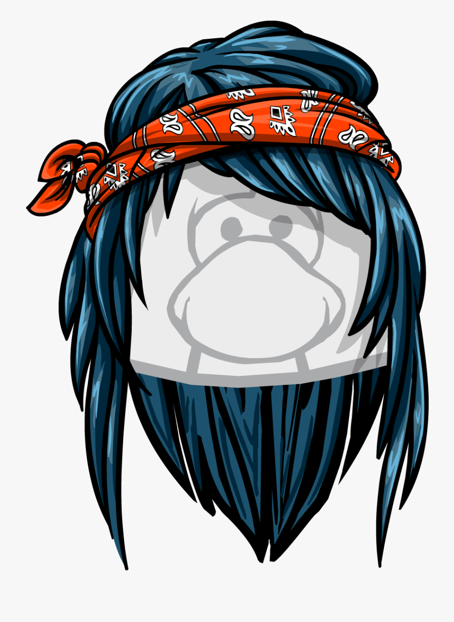 The Roll Bandana - Tour Bandana Club Penguin, Transparent Clipart