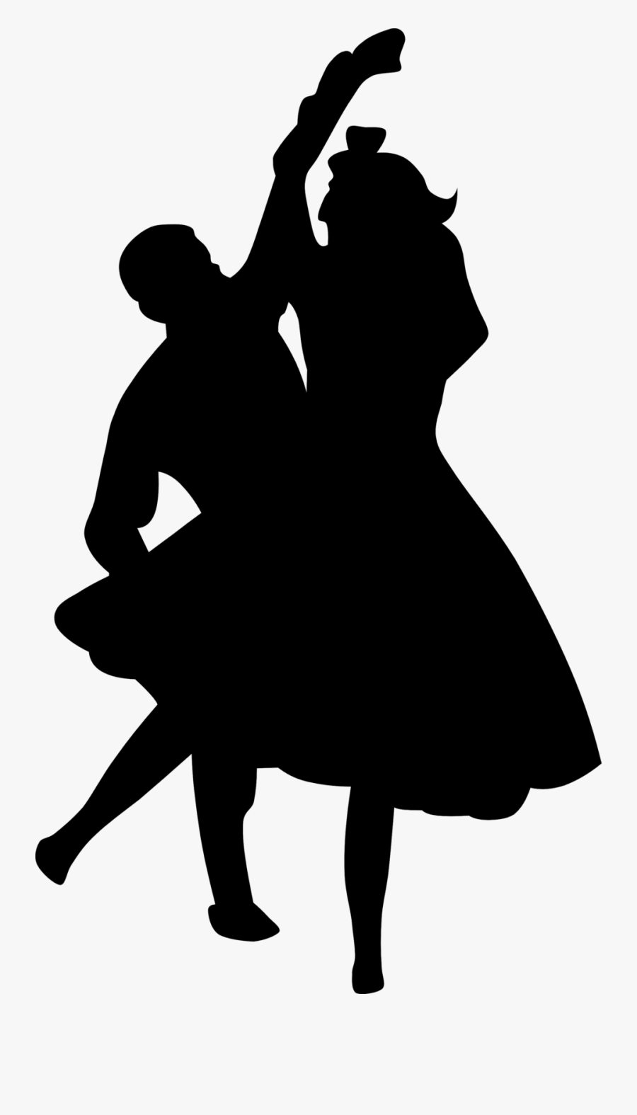 Clipart Rock N Roll Dancers - Dancing Clip Art, Transparent Clipart