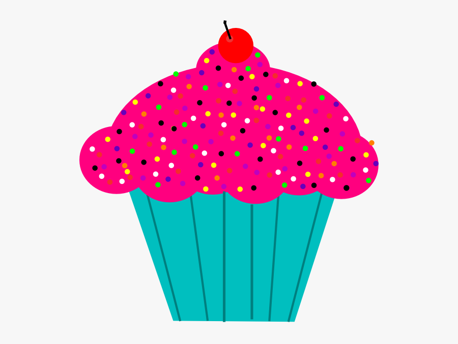 Cupcake Clipart Transparent Background - Transparent Background Cupcake Clipart, Transparent Clipart