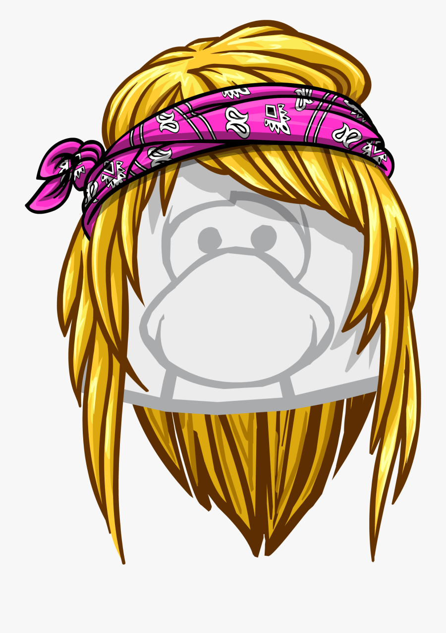 The Rock Bandana - Tour Bandana Club Penguin, Transparent Clipart