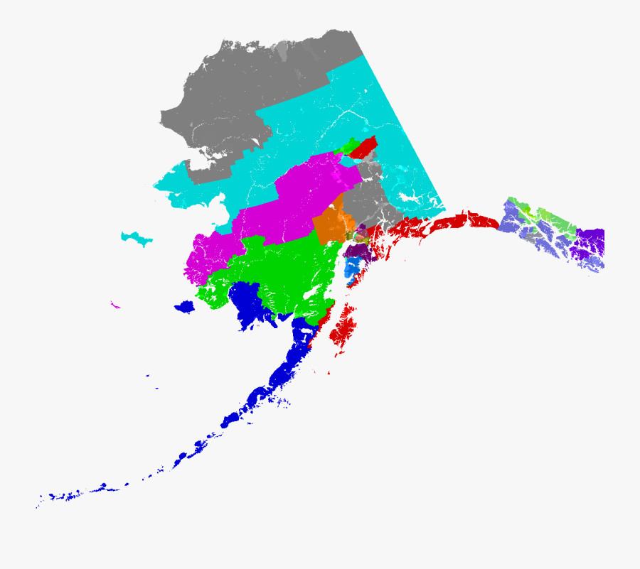 Alaska House Of Representatives Redistricting - Alaska Congressional Districts Map, Transparent Clipart