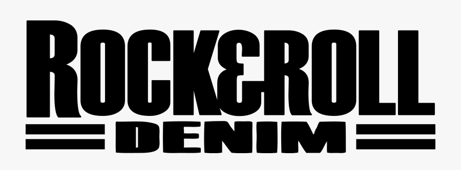 Clip Art Premium Men S Denim - Rock And Roll Denim Logo, Transparent Clipart