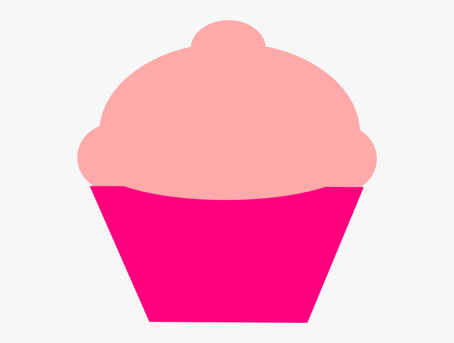 28 Collection Of Muffin Clipart Outline - Pink Cupcake Outline Png, Transparent Clipart