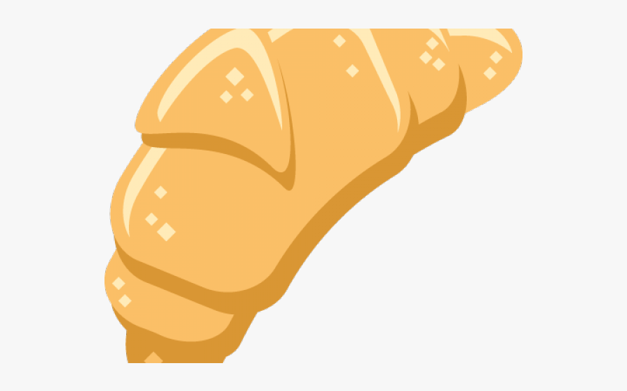 Croissant Baguette In Png Emoji, Transparent Clipart