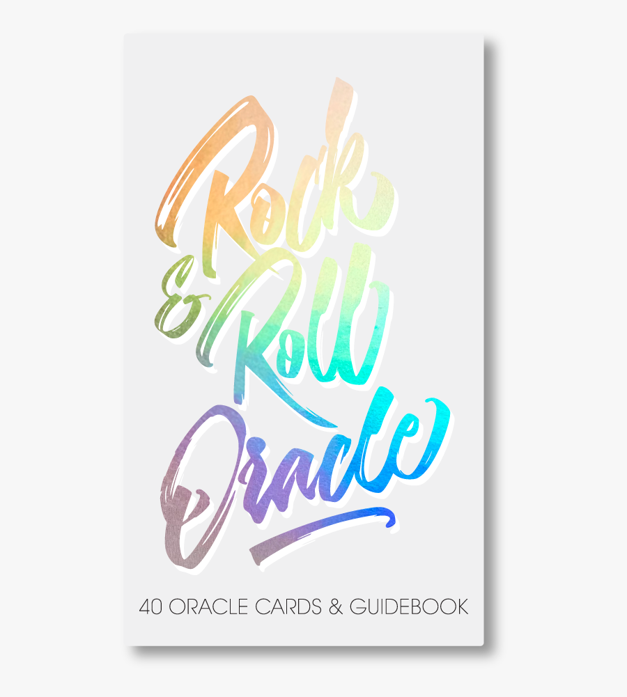 Rock N Roll Oracle Card Deck, Transparent Clipart