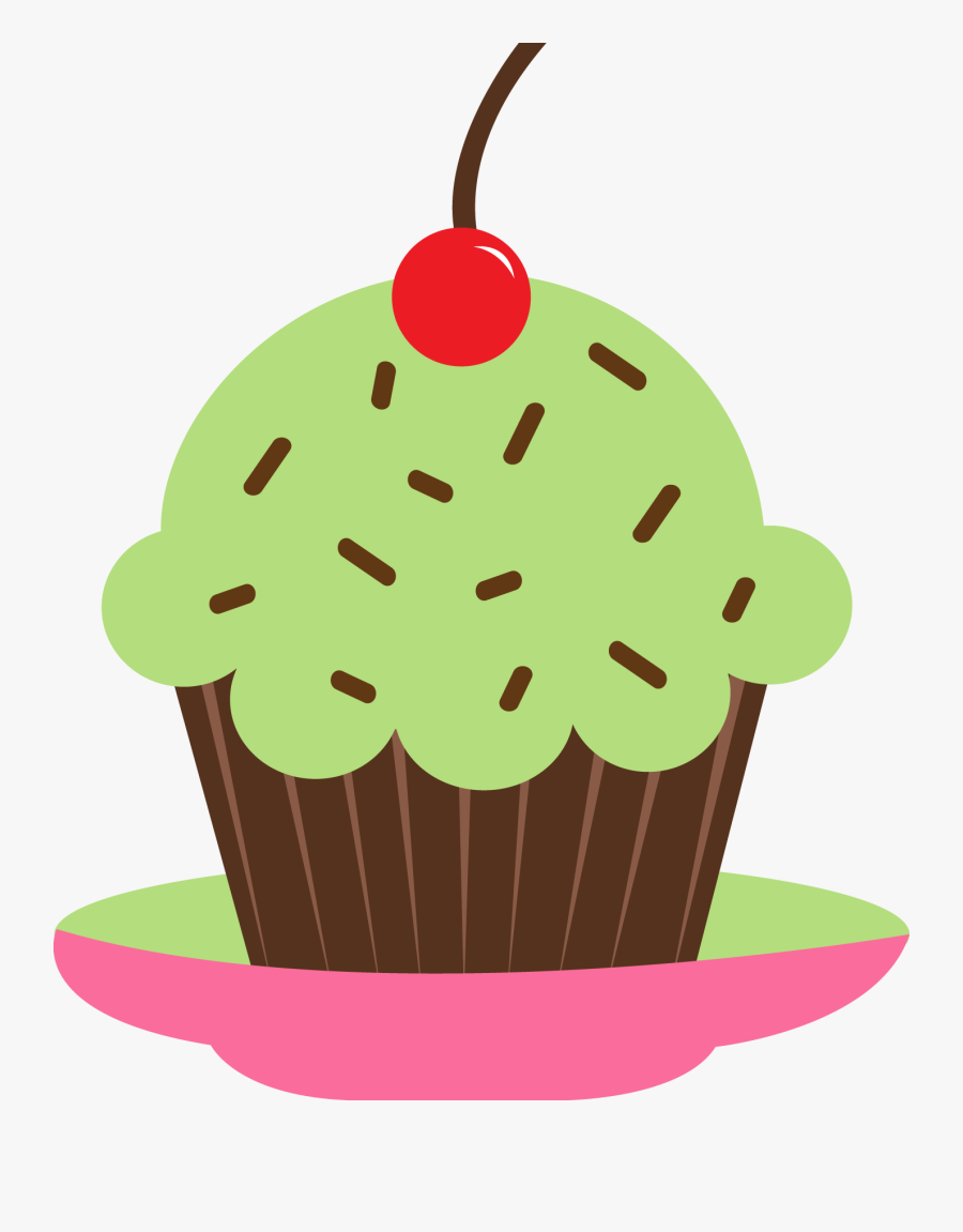 Photo By - Modelo De Cupcake Animado, Transparent Clipart