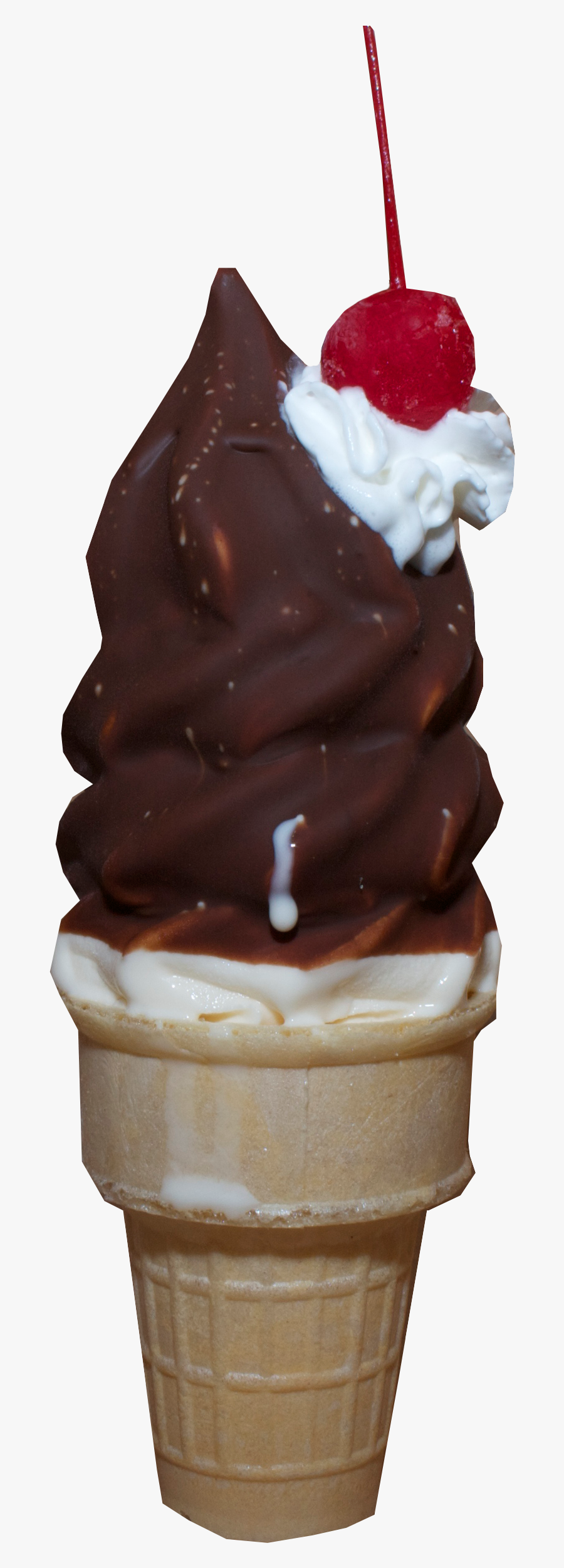 Dippedcone - Ice Cream Cone, Transparent Clipart