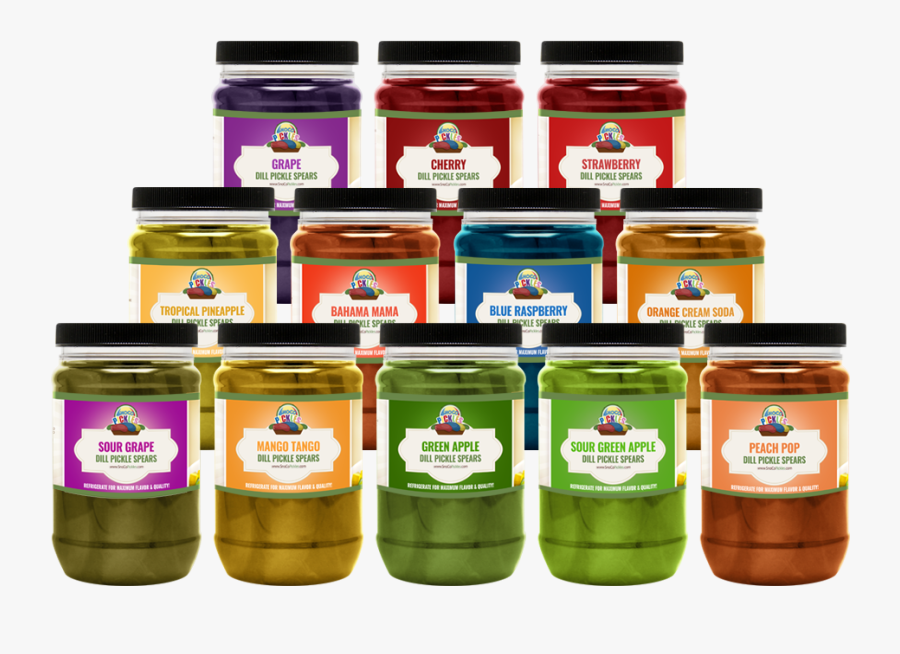 Flavored Pickles, Transparent Clipart