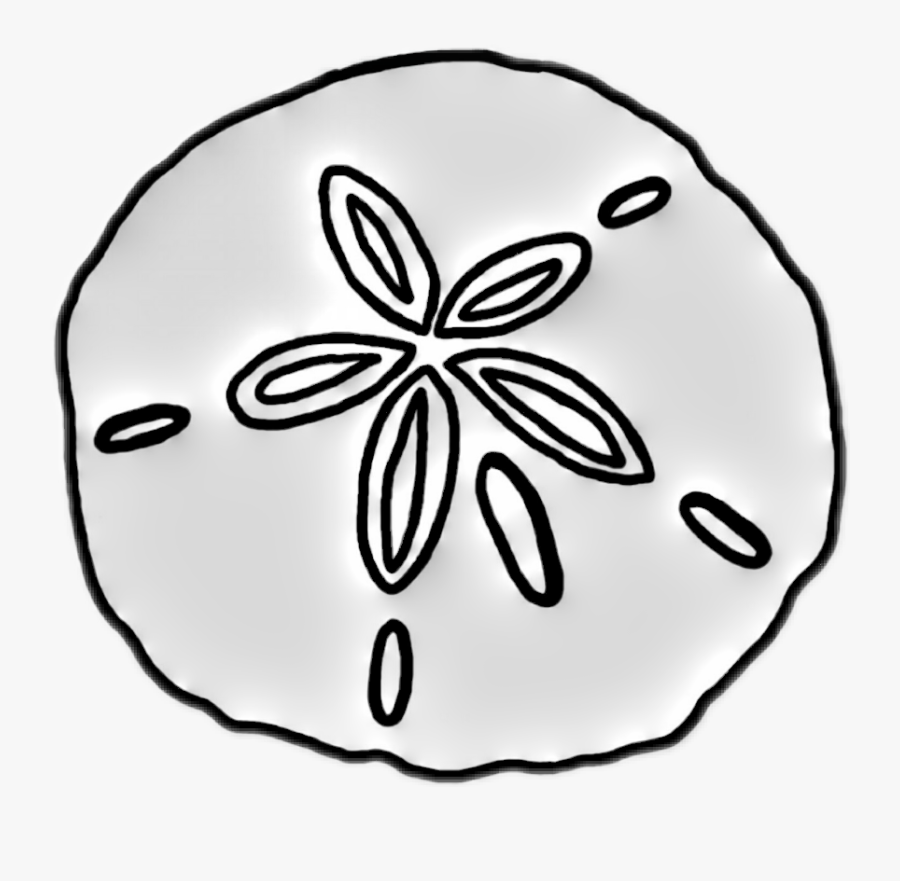 #sanddollar - Draw A Sand Dollar, Transparent Clipart