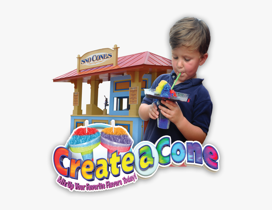 Create A Cone Self Service Snow Cone Stand - Child, Transparent Clipart