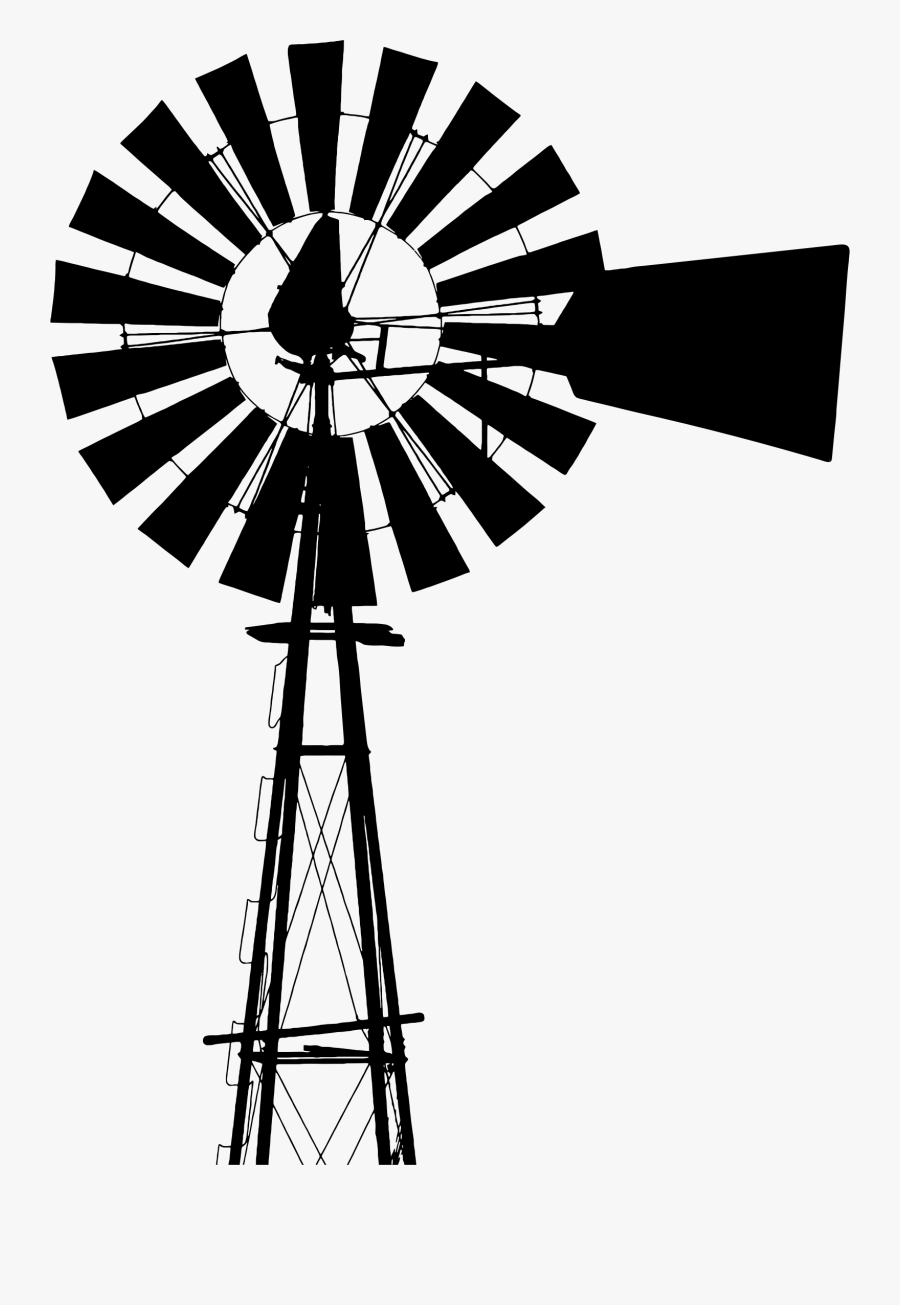 Windmill Agriculture Farm Wind Turbine Agricultural - Chimney Rock National Historic Site, Transparent Clipart