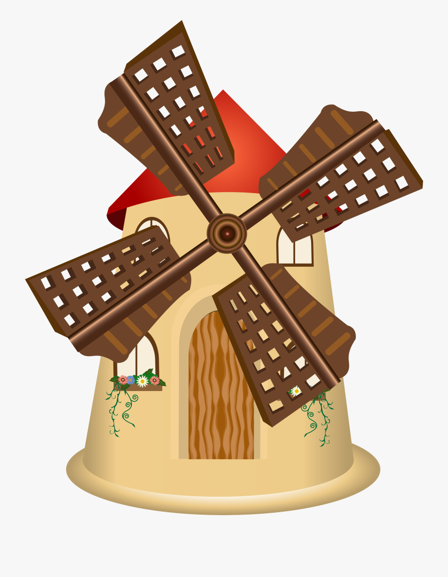 Windmill Png Clip Art, Transparent Clipart