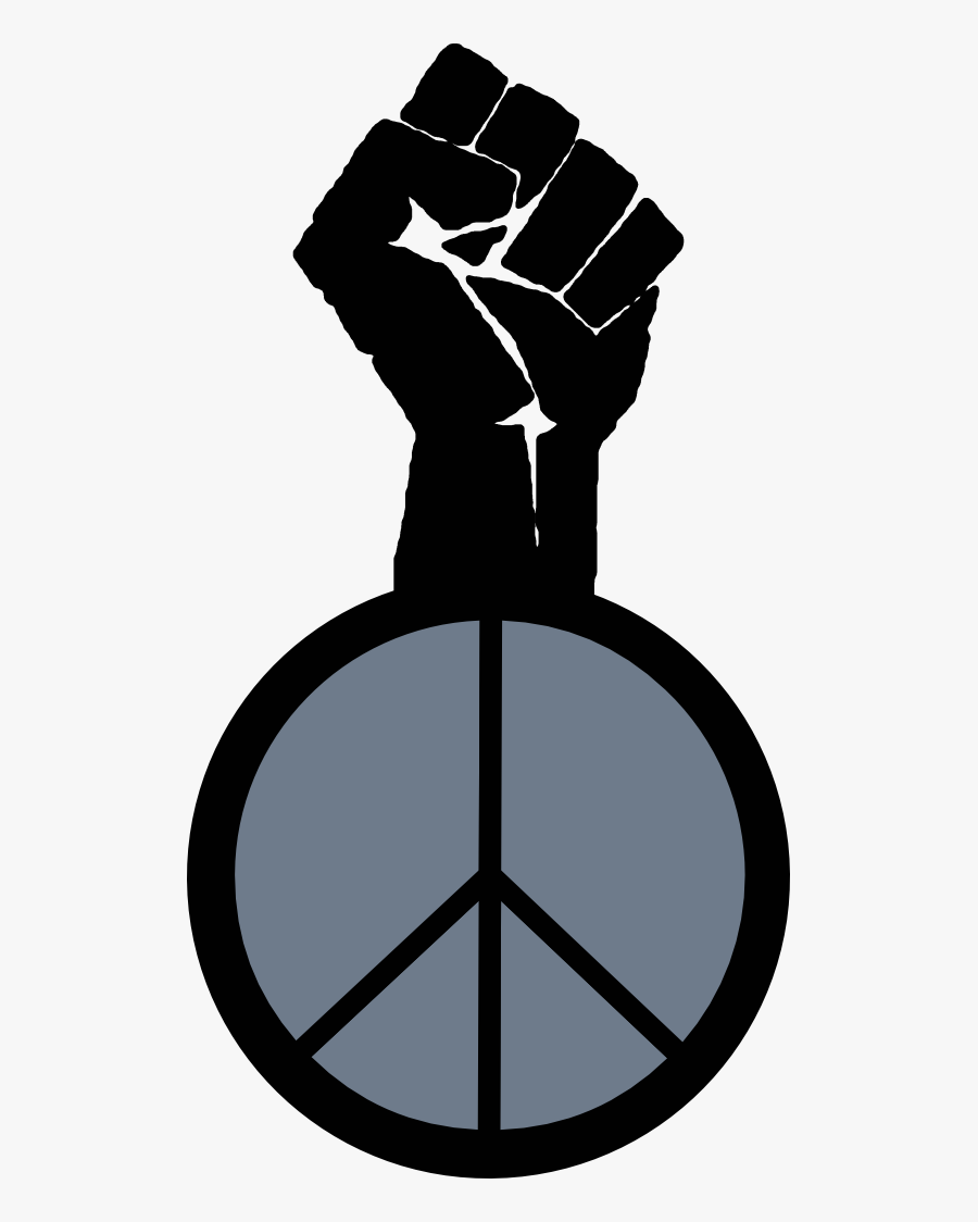 Clipart Library Raised Peace Clip Art - Symbol For Black People, Transparent Clipart